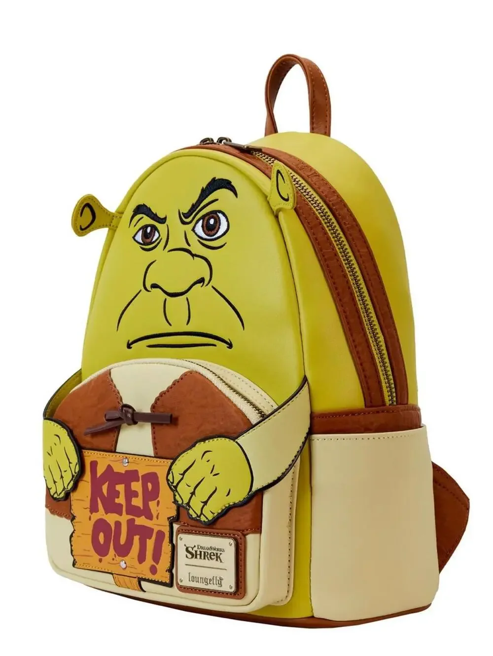 Loungefly Dreamworks Shrek Keep Out Cosplay Mini Backpack